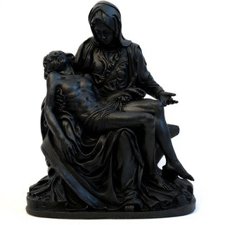 Pietà Statue - 14-inch — Dusted Black finish