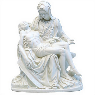 Pietà Statue - 14-inch — Flat White finish