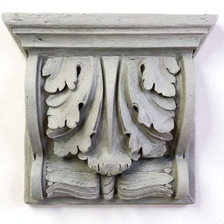 Scroll Hennsley Bracket — Limestone finish