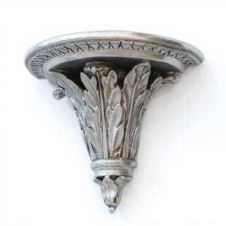 Slender Leaf Bracket Wall Bracket — Antique Silver finish