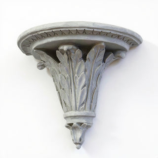 Slender Leaf Bracket Wall Bracket — Old Stone finish