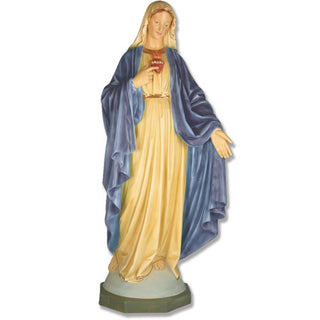 Mary with One Hand Outstretche Statue - 49-inch - Realistic Color - Hand-Painted