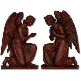 Angel Wall Plaque Set - 20.5-inch — Rust finish