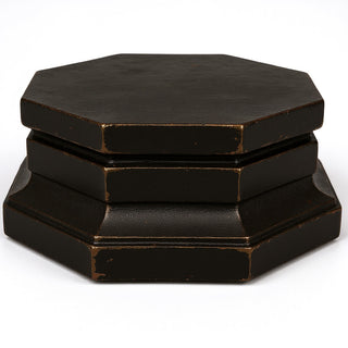 Eight Sided Riser Pedestal — Iron finish
