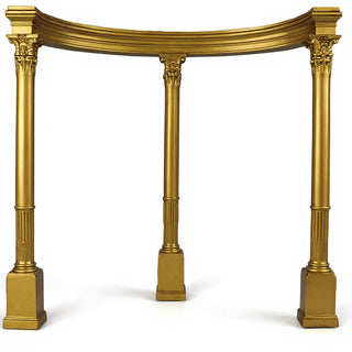 Gazebo Temple III Garden Structure — Antique Gold finish