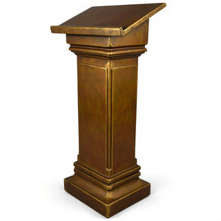 Podium with Full Front - 49-inch — Bronze finish