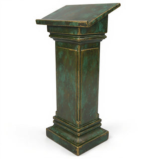 Podium with Full Front - 49-inch — Green Bronze finish