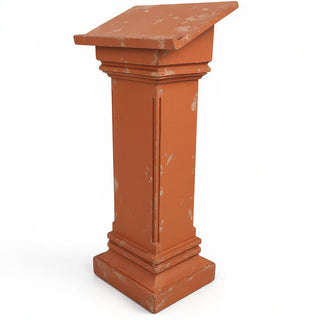 Podium with Full Front - 49-inch — Metro finish