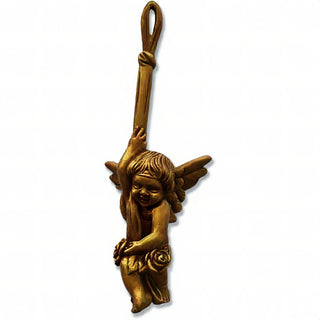 Small Hanging Angel Wall Plaque - 18-inch — Bronze finish
