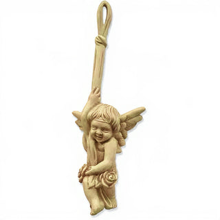 Small Hanging Angel Wall Plaque - 18-inch — Dusted Sand finish