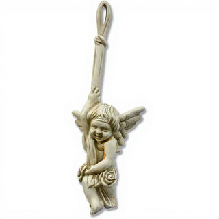 Small Hanging Angel Wall Plaque - 18-inch — Museum Terracotta finish