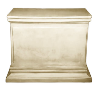 Rect. Panel Ped. 43X21X30(Hf) Statue - 30-inch