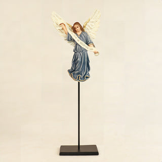 Gloria In Excelsis Deo (Wall) Statue - 18-inch - Realistic Color - Hand-Painted