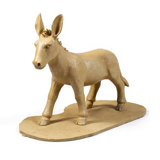 Nativity Donkey Statue — Dusted Sand finish