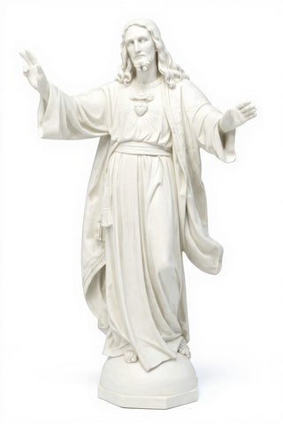 Blessing Jesus Sacred Heart Statue - 48-inch