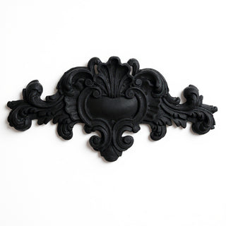 Architectural Over-Door Detail Wall Plaque — Dusted Black finish