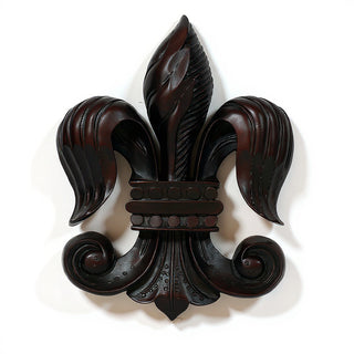 Fleur De Lis Wall Plaque - 23-inch — Iron finish