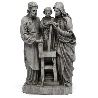 The Holy Family Statue - 25-inch — Old Stone finish