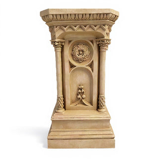 Columned Church Pedestal - 47-inch — Dusted Sand finish