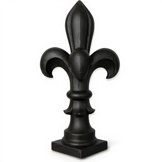 Fleur De Lis Finial - 8-inch — Iron finish