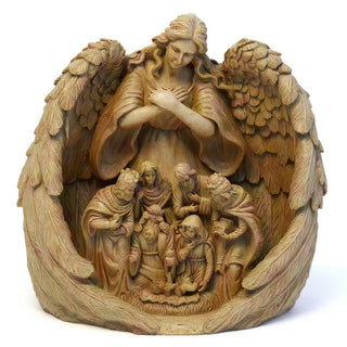 Guardian Angel Statue — Museum Terracotta finish