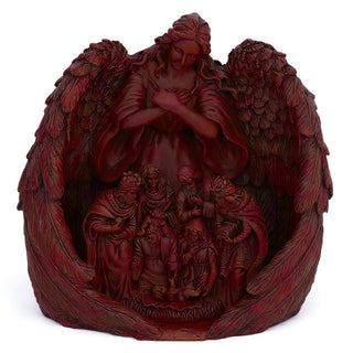 Guardian Angel Statue — Rust finish
