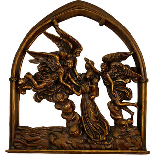 Angels of the Sea Mirror - 10-inch — Bronze finish