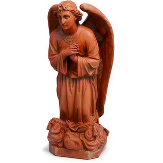 Kneeling Angel of Sorrow Statue - 27-inch — Metro finish