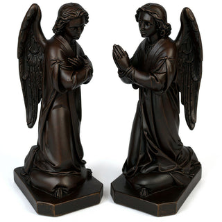 Shrine Angel Set Statue - 39-inch — Iron finish