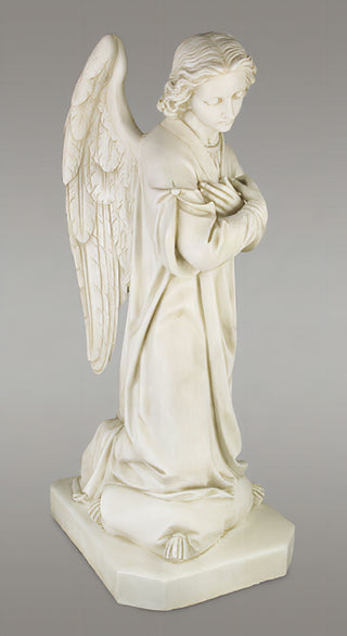 Shrine Meditation Angel Statue - 39-inch - Realistic Color - Hand-Painted