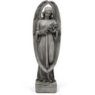 Angel of Mourning Statue - 34-inch — Old Stone finish