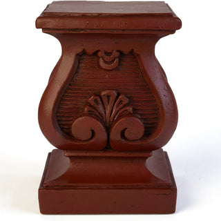Barga Pedestal - 15.5-inch — Rust finish