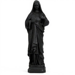 Immaculate Heart of Mary Statue - 16-inch — Dusted Black finish