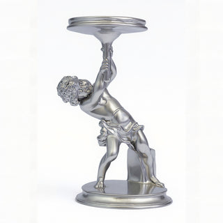 Captive Angel Statue - 13-inch — Silver finish