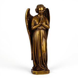 Cari Praying Angel Statue - 25-inch — Bronze finish