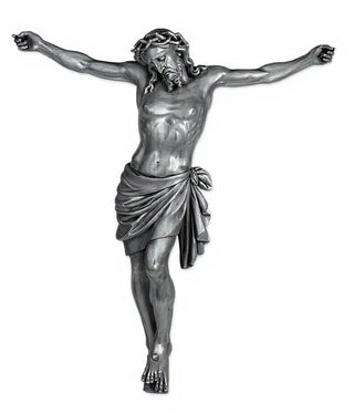 Corpus of Christ - 46-inch — Antique Silver finish
