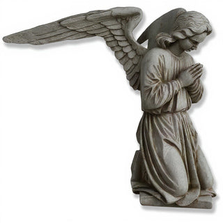 Altar Angel with Extended Wings Statue — Antique Stone finish