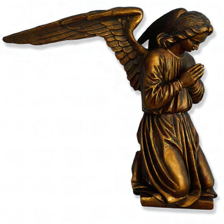 Altar Angel with Extended Wings Statue — Bronze finish