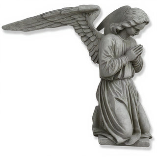 Altar Angel with Extended Wings Statue — Limestone finish