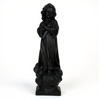 Christ Child with Cross Statue - 21-inch — Flat Black finish
