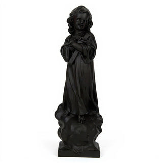 Christ Child with Cross Statue - 21-inch — Iron finish