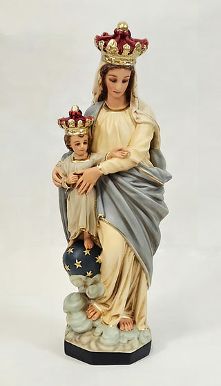 Queen & Child Of Heaven Statue - 27-inch - Realistic Color - Hand-Painted