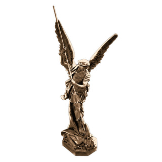 Saint Michael Slaying Satan Statue - 58-inch