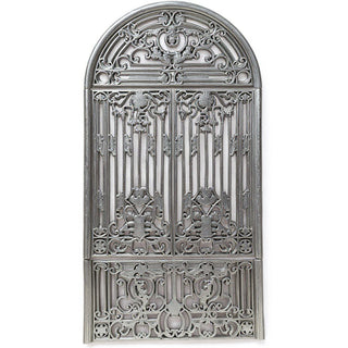 Ornate Grating - 86.5-inch — Antique Silver finish