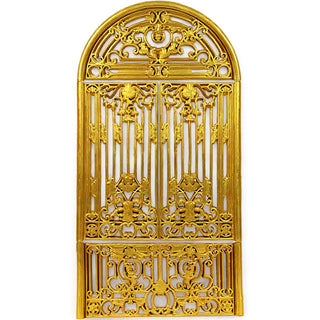 Ornate Grating - 86.5-inch — Deep Gold finish