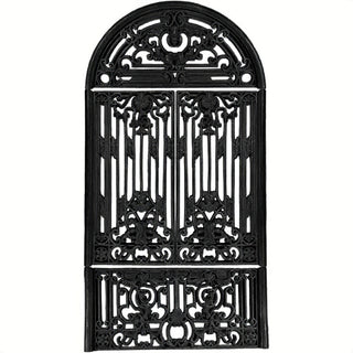 Ornate Grating - 86.5-inch — Flat Black finish