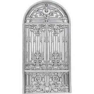 Ornate Grating - 86.5-inch — Silver finish