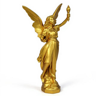 Angel of Light Statue - 27-inch — Deep Gold finish