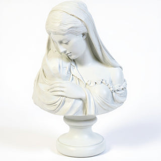Madonna by Marwall Wall Plaque - 15.5-inch — Flat White finish