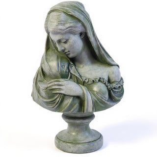 Madonna by Marwall Wall Plaque - 15.5-inch — Mossy Green finish